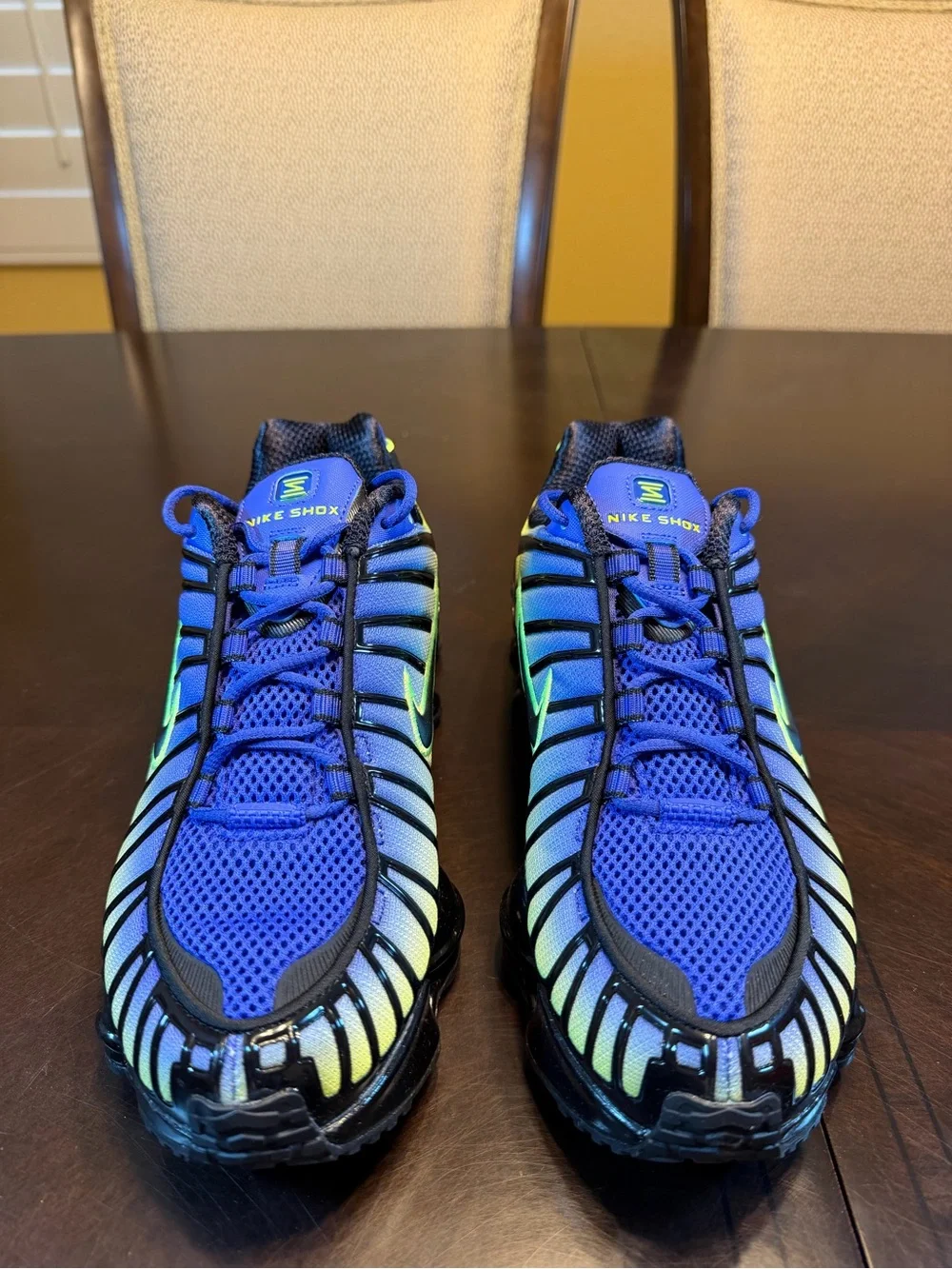 New Nike Shox TL Blue Volt Sneakers Shoes Size US 7